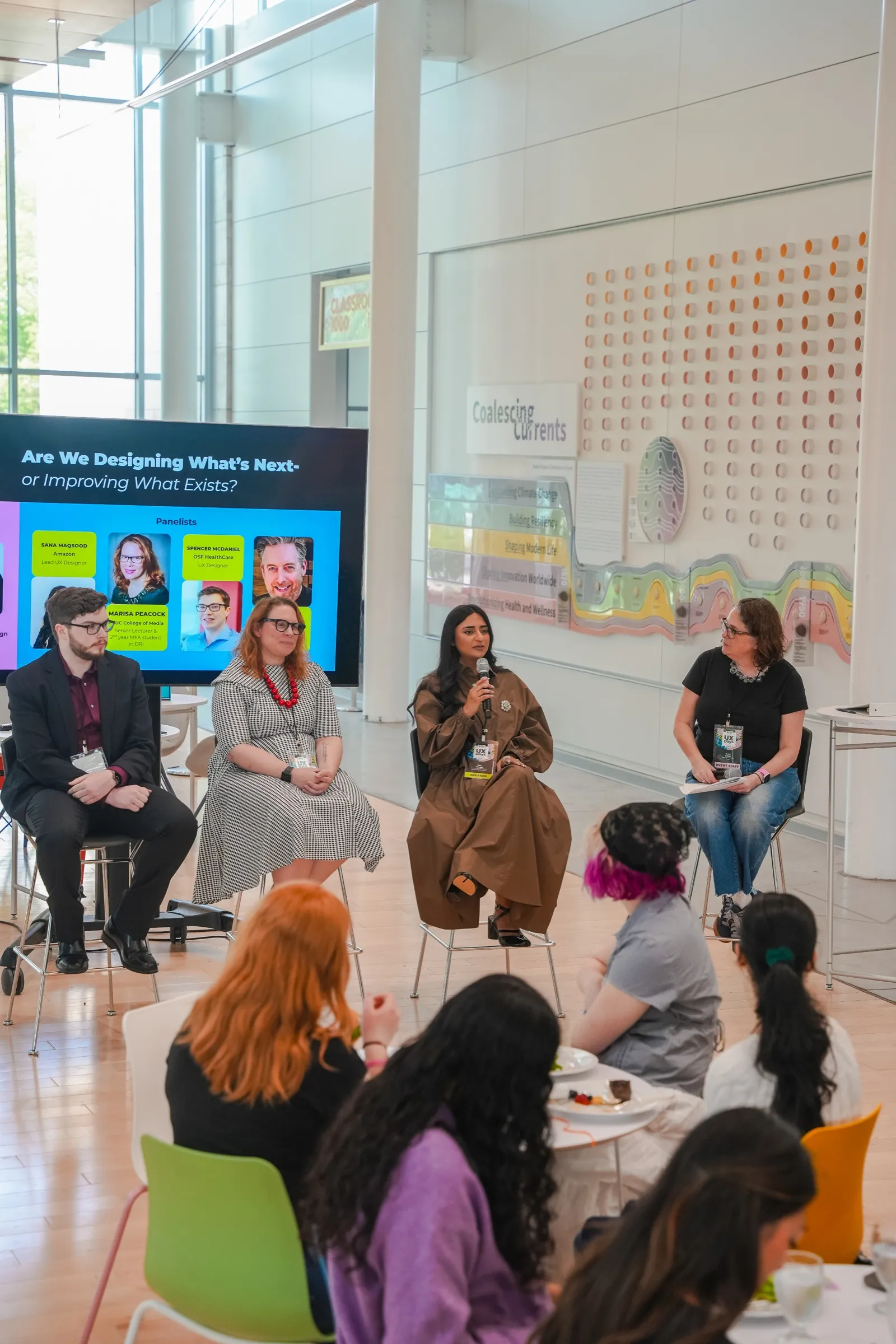 Panel discussion, “Are We Designing What’s Next or Improving What Exists?”